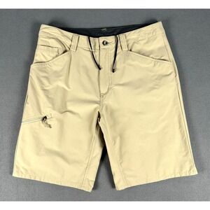 Patagonia Shorts Mens 34 Beige Quandary Cargo Lightweight Performance Hiking UPF